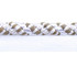 Europatex Fabric Blossom Pure White Bouquet 100% Polyester 0.63 inches - My Fabric Connection -