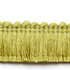Europatex Fabric Legacy Brushed Fringe Kiwi Legacy 97% Linen, 3% Polyester 1.20 inches - My Fabric Connection -