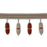 Europatex Fabric Madison Coral Avenue 60% Rayon, 40% Wood 2.50 inches - My Fabric Connection -