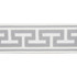 Europatex Fabric Pergola - Embroidered Tape - Gray Pergola 100% Solution Dyed Acrylic China See Sample Horizontal: N/A and Vertical: N/A 2.74 inches  - My Fabric Connection -