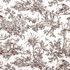 Anna French Fabric Antilles Toile Brown AF15169 Fabric 100% Cotton ITALY 10000 </p><p>Repeat: V: 44.5 54 - My Fabric Connection -