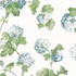 Anna French Wallpaper Sussex Hydrangea Blue and Green AT57846 Wallpaper </p><p>Repeat: V: 36.00"(91.44 cm) 27.00"(68.58 cm) - My Fabric Connection -