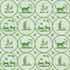 Thibaut Wallpaper Dooley Green T14351 Wallpaper Wallpaper UNITED STATES - </p><p>Repeat: V: 13.5 27 - My Fabric Connection -