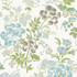 Thibaut Wallpaper Spring Garden Spa Blue T14339 Wallpaper Wallpaper UNITED STATES - </p><p>Repeat: V: 36 27 - My Fabric Connection -