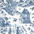 Thibaut Wallpaper Grand Palace Blue and White T13614 Wallpaper Non Woven Wallpaper UNITED STATES - </p><p>Repeat: V: 36 27 - My Fabric Connection -