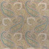 Thibaut Fabric Sherrill Paisley Teal and Beige F985076 Fabric 65% Linen, 26% Cotton, 9% Nylo UNITED KINGDOM 20000 </p><p>Repeat: V: 34 54 - My Fabric Connection -