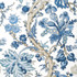 Thibaut Wallpaper Chatelain Blue and White T10846 Wallpaper Wallpaper UNITED STATES - </p><p>Repeat: V: 27 27 - My Fabric Connection -