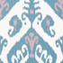 Thibaut Wallpaper Indies Ikat Lavender and French Blue T16249 Wallpaper Wallpaper U.S.A. - </p><p>Repeat: V: 25.25 20.5 - My Fabric Connection -