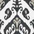 Thibaut Wallpaper Indies Ikat Black T16250 Wallpaper Wallpaper U.S.A. - </p><p>Repeat: V: 25.25 20.5 - My Fabric Connection -