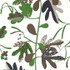 Thibaut Wallpaper Matisse Leaf Black and Green T16208 Wallpaper Wallpaper U.S.A. - </p><p>Repeat: V: 36 27 - My Fabric Connection -