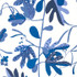 Thibaut Wallpaper Matisse Leaf Blue and White T16211 Wallpaper Wallpaper U.S.A. - </p><p>Repeat: V: 36 27 - My Fabric Connection -