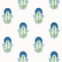 Thibaut Wallpaper Tybee Bud Green and Blue T16215 Wallpaper Wallpaper U.S.A. - </p><p>Repeat: V: 12.75 27 - My Fabric Connection -