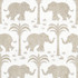 Thibaut Fabric Elephant Velvet Beige W716205 Fabric 100% Cotton INDIA 30000 </p><p>Repeat: V: 21.5 53 - My Fabric Connection -