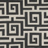 Thibaut Fabric Tulum Applique Black on Natural W713221 Fabric 61% Linen, 38% Wool, 1% Viscose INDIA - </p><p>Repeat: V: - 52 - My Fabric Connection -