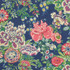 Thibaut Fabric Peony Garden Navy F942015 Fabric 100% Linen UNITED STATES 16000 </p><p>Repeat: V: 27 54 - My Fabric Connection -