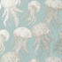 Thibaut Wallpaper Jelly Fish Bloom Aqua T13170 Wallpaper Wallpaper U.S.A. - </p><p>Repeat: V: 25.25 27 - My Fabric Connection -