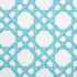 Thibaut Fabric Cyrus Cane Turquoise F913143 Fabric 55% Linen, 45% Cotton U.S.A. - </p><p>Repeat: V: 27 54 - My Fabric Connection -