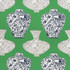 Thibaut Fabric Imari Vase Emerald Green F913125 Fabric 93% Cotton, 7% Linen UNITED KINGDOM 20000 </p><p>Repeat: V: 17.25 54 - My Fabric Connection -