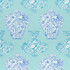 Thibaut Fabric Imari Vase Turquoise F913126 Fabric 93% Cotton, 7% Linen UNITED KINGDOM 20000 </p><p>Repeat: V: 17.25 54 - My Fabric Connection -