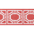 Thibaut Fabric Gate Applique Tape Coral E12007 Fabric 80% Linen, 20% Polyester INDIA - </p><p>Repeat: V: 4.12 3.87 - My Fabric Connection -