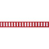Thibaut Fabric Dash Tape White on Ruby E12127 Fabric 90% Cotton, 10% Polyester INDIA - </p><p>Repeat: V: 0.5 1 - My Fabric Connection -