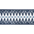 Thibaut Fabric Delmont Tape Navy E12047 Fabric 40% Linen, 30% Cotton, 30% Poly INDIA - </p><p>Repeat: V: 4.5 4 - My Fabric Connection -