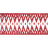 Thibaut Fabric Delmont Tape Ruby E12053 Fabric 40% Linen, 30% Cotton, 30% Poly INDIA - </p><p>Repeat: V: 4.5 4 - My Fabric Connection -