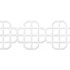 Thibaut Fabric Fret Applique Snow White E12262 Fabric 100% Polyester INDIA - </p><p>Repeat: V: 3.25 3.5 - My Fabric Connection -