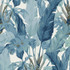 Thibaut Wallpaper Travelers Palm Spa Blue T10128 Wallpaper Non Woven Wallpaper UNITED KINGDOM - </p><p>Repeat: V: 40 27 - My Fabric Connection -