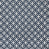 Carole Fabric Instant Connection Denim Blue Crush 100% Polyester India 4 1/2" V, 4 1/2" H 53"" - My Fabric Connection -