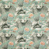 Carole Fabric Bird Song Mineral First Impressions 54% Cotton, 46% Polyester China 25" V, 14" H HD 56" - My Fabric Connection -