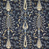 Carole Fabric Chance To Create Navy Hidden Treasure Base: 50% Poly, 50% Cotton Embr: 70% Poly, 30% Cotton India 30 1/2" V, 25 1/2" H 50" - My Fabric Connection -