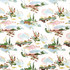 Carole Fabric Palette Play Woodland Hidden Treasure 100% Cotton Spain 27" V, 13 1/2" H HD 54" - My Fabric Connection -