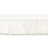 Europatex Fabric Hellenic Key Brushed Fringe White Hellenic 97% Fibranne, 2% Polyester, 1% Nylon 1.25 inches - My Fabric Connection -