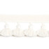 Europatex Fabric Hellenic Key Tassel Fringe White Hellenic 47% Fibranne, 44% Cotton, 9% Polyester 1.75 inches - My Fabric Connection -