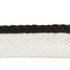 Europatex Fabric Le Lin Micro Cord Black Le Lin 63% Linen, 37% Rayon 0.13 inches - My Fabric Connection -