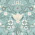 A-Street Prints Ostanskar Turquoise Retro Floral Wallpaper Annelie Covers about 57.5 square feet Sweden Unpasted 20.9-in repeat, half drop match 20.9-in by 33-ft long roll - My Fabric Connection -