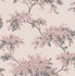 Brewster Ashdown Pink Tree Wallpaper Archive Collection Covers about 56.4 square feet Great Britain Unpasted 21-in repeat, drop match 20.5-in by 33-ft long roll - My Fabric Connection -
