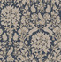 Brewster Richmond Blue Floral Wallpaper Archive Collection Covers about 56.4 square feet Great Britain Unpasted 21-in repeat, straight match 20.5-in by 33-ft long roll - My Fabric Connection -