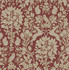 Brewster Richmond Maroon Floral Wallpaper Archive Collection Covers about 56.4 square feet Great Britain Unpasted 21-in repeat, straight match 20.5-in by 33-ft long roll - My Fabric Connection -