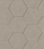 Advantage Bascom Light Grey Stone Hexagon Wallpaper Beyond Textures Covers about 57.8 square feet Germany Unpasted 3.94-in repeat, drop match 21-in by 33-ft long roll - My Fabric Connection -