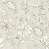 Chesapeake Plumeria Grey Floral Trail Wallpaper Blue Heron Covers about 56.4 square feet United States Prepasted 20.5-in repeat, straight match 20.5-in by 33-ft long roll - My Fabric Connection -