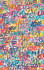 ohpopsi Indio Multicolor Love Scribble Wallpaper Concept Covers about 54.2 square feet Great Britain Unpasted 31.5-in repeat, half drop match 19.7-in by 33-ft long roll - My Fabric Connection -