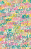 ohpopsi Indio Pastel Love Scribble Wallpaper Concept Covers about 54.2 square feet Great Britain Unpasted 31.5-in repeat, half drop match 19.7-in by 33-ft long roll - My Fabric Connection -