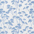 Advantage Sprig Blue Trail Wallpaper Curio Covers about 56.4 square feet Great Britain Unpasted 20.9-in repeat, straight match 20.5-in by 33-ft long roll - My Fabric Connection -