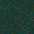 Origin Plumage Sapphire Peacock Feathers Wallpaper Design Department Covers about 57.5 square feet Netherlands Unpasted 20.9-in repeat, half drop match 20.9-in by 33-ft long roll - My Fabric Connection -