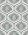 A-Street Prints Laurel Grey Ogee Wallpaper Equinox Covers about 56.4 square feet 20.5-in by 33-ft long roll Unpasted 12.6 - My Fabric Connection -