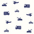 Chesapeake Briony Navy Vehicles Wallpaper Fable Covers about 57.5 square feet Netherlands Unpasted 20.9-in repeat, straight match 20.9-in by 33-ft long roll - My Fabric Connection -
