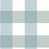 Chesapeake Amos Teal Gingham Wallpaper Farmhouse Covers about 56.4 square feet United States Prepasted 20.9-in repeat, straight match 20.5-in by 33-ft long roll - My Fabric Connection -