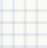 Chesapeake Twain Light Blue Plaid Wallpaper Wildflower Covers about 56.4 square feet Great Britain Unpasted 5.2-in repeat, straight match 20.5-in by 33-ft long roll - My Fabric Connection -